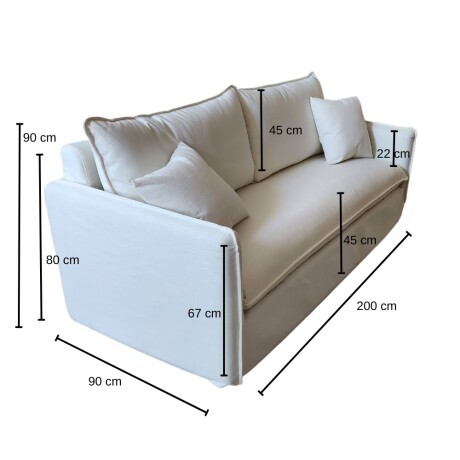 Sillon 3 cuerpos Voga Sillon 3 cuerpos Voga