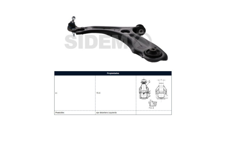 Parilla De Suspension Delantera Volks Vento 11-25 Izq Parilla De Suspension Delantera Volks Vento 11-25 Izq