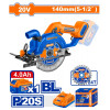 SIERRA CIRCULAR BATERIA 20V 5-1/2 140MM + BATERIA.AH + CARGADOR WADFOW WLWP5633 SIERRA CIRCULAR BATERIA 20V 5-1/2 140MM + BATERIA.AH + CARGADOR WADFOW WLWP5633