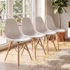 Silla Eames Pack 4 Unidades Calidad Premium Blanco