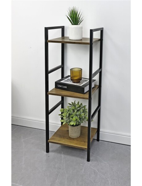 ESTANTERIA 3 NIVELES 29.5X24X80CM MADERA Y METAL ESTANTERIA 3 NIVELES 29.5X24X80CM MADERA Y METAL