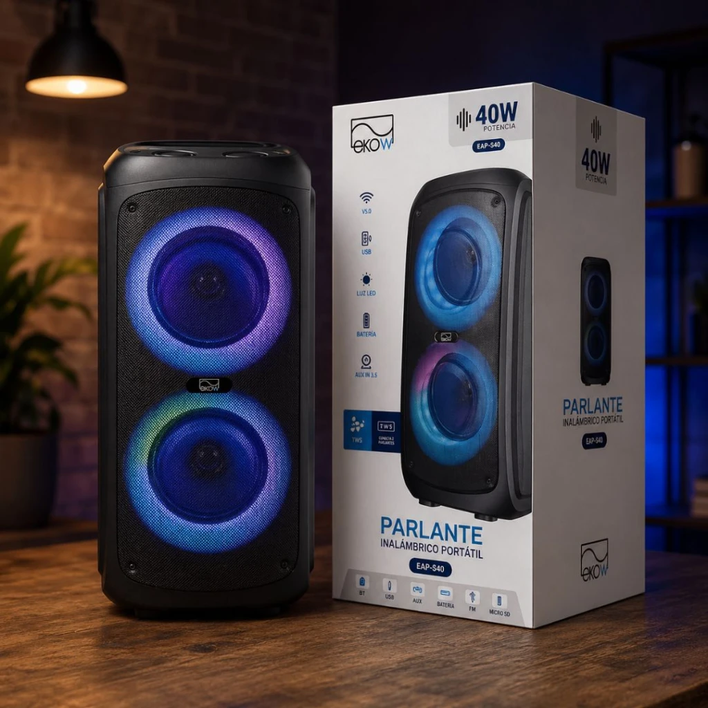 Parlante Bluetooth EKV-PA-04 40W