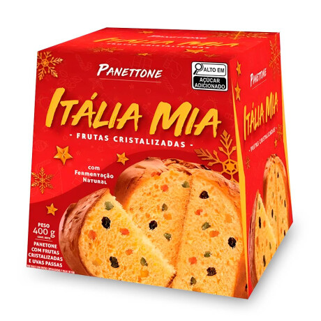 Panettone Italia Mia 400 Grs De Fruta