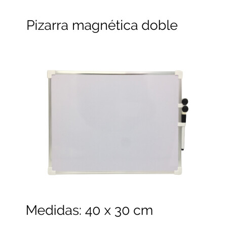 Pizarra Magnetica Doble C/marcador Unica