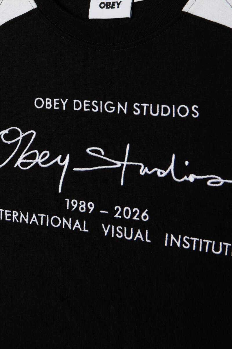 OBEY LEAGUE SHIRT LS Negro