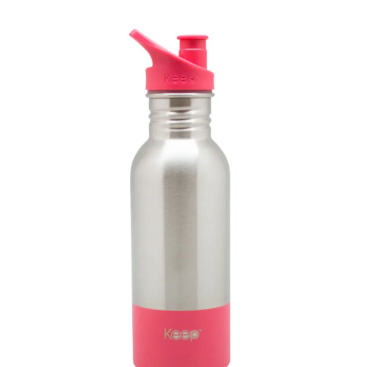 Botella Metalica 600 Ml Keep Rosa