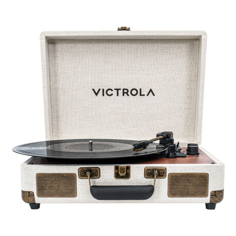 Tocadiscos Victrola Modelo Venture Suitcase VSC-680SB Blanco Tocadiscos Victrola Modelo Venture Suitcase VSC-680SB Blanco