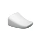 Percha De Loza Blanca
