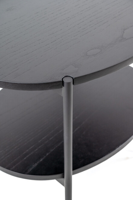 VERSATILE MESA LATERAL VERSATILE CINAMOMO NEGRA 62X46X52H CM