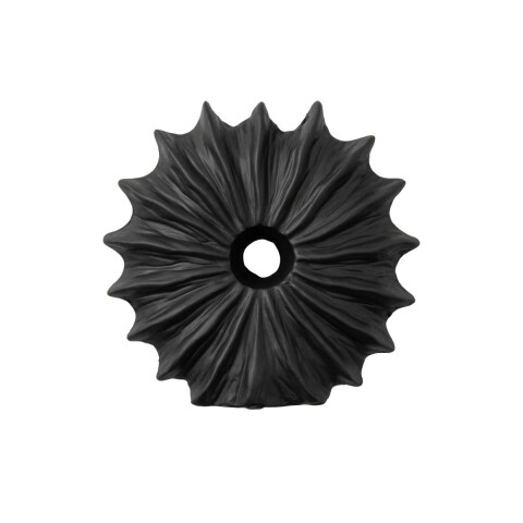 BASE CERAMICA NEGRO 16X17CM Unica