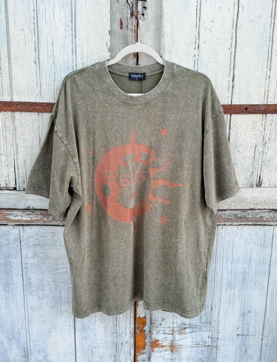 Remeron Sol y luna - verde 