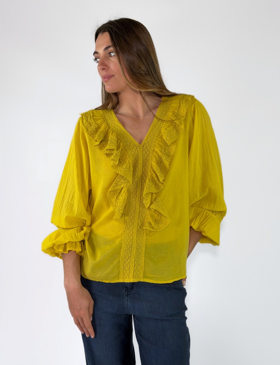 BLUSA BARU - AMARILLO 