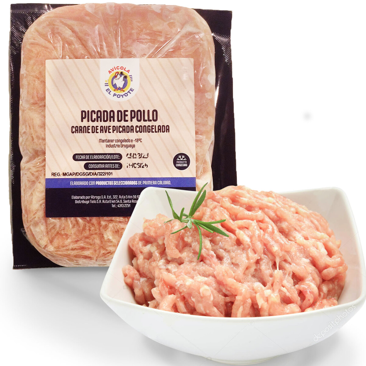 Carne Picada De Pollo 435g El Poyote 