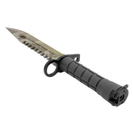 Cuchillo táctico camuflado con piedra de afilar - Bayoneta Cuchillo táctico camuflado con piedra de afilar - Bayoneta