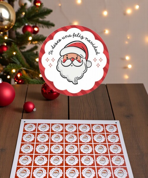 Stickers navidad placha DISEÑO 13