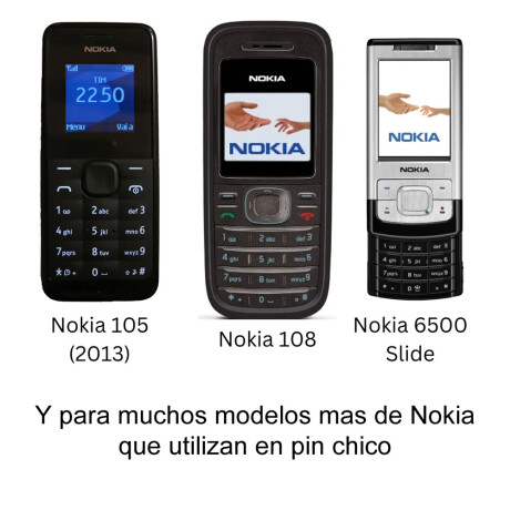 Cable USB pincho fino para Celulares NOKIA Cable USB pincho fino para Celulares NOKIA