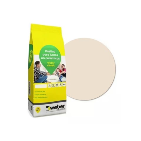 Pastina weber classic juntas 2kg Medano Pastina Weber Classic Juntas 2kg Medano