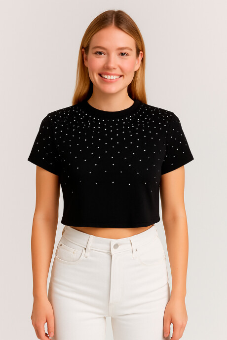 Remera Mulher Negro
