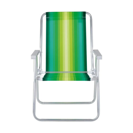 Set Silla Playa Alum 120Kg + Mesa Lateral Divisiones Mor Verde