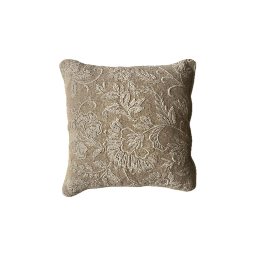 ALMOHADÓN NATURAL/BEIGE ALGODÓN AFRODITA