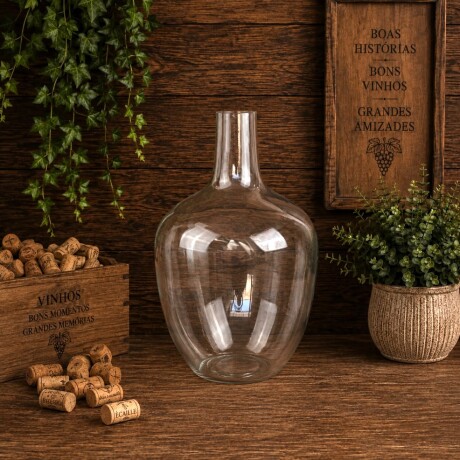 Florero Decorativo De Vidrio - 28 cm Altura Florero Decorativo De Vidrio - 28 cm Altura