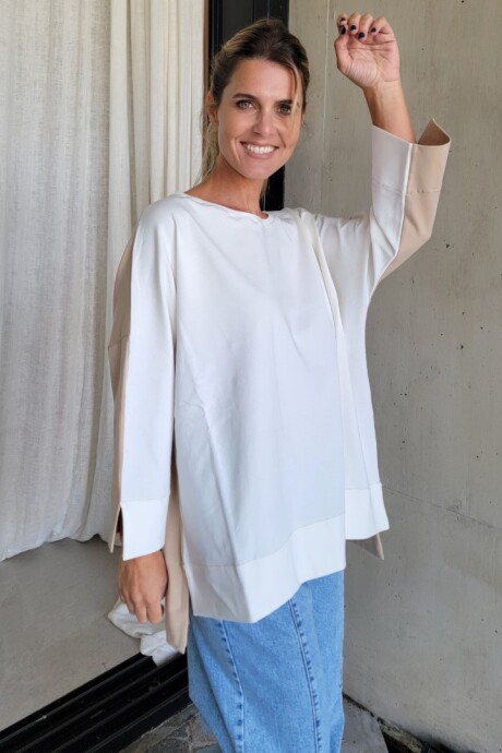 Remerón Chipre Combinada crudo y beige