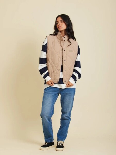 CHALECO RUSTY JIZU BEIGE