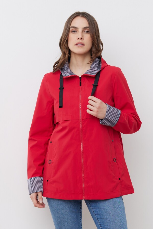 Gabardina Impermeable ROJO