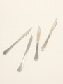 Cuchillo Olivo Set 4 Un. Plateado Color Unico