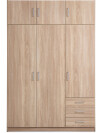 Aéreo FANDRUP 145x41 3 puertas roble cl Aéreo FANDRUP 145x41 3 puertas roble cl