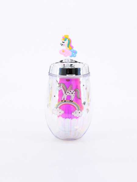 VASO UNICORNIO PLATEADO