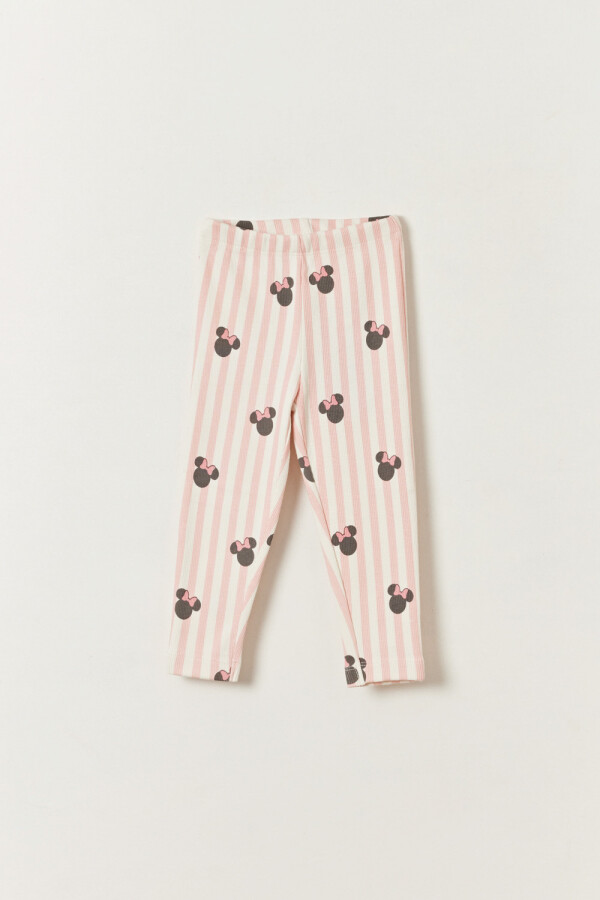 Calza Rayas Minnie Crudo