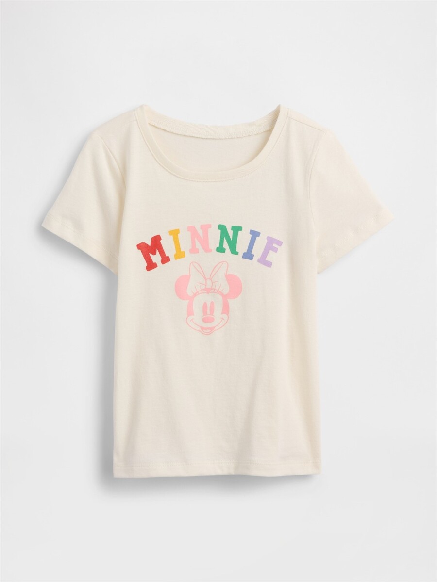 Remera Disney Manga Corta Toddler Niña - Minnie Mouse 
