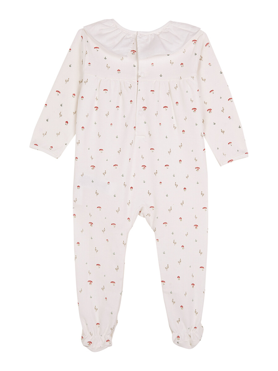 Pijama Setas Blanco Roto