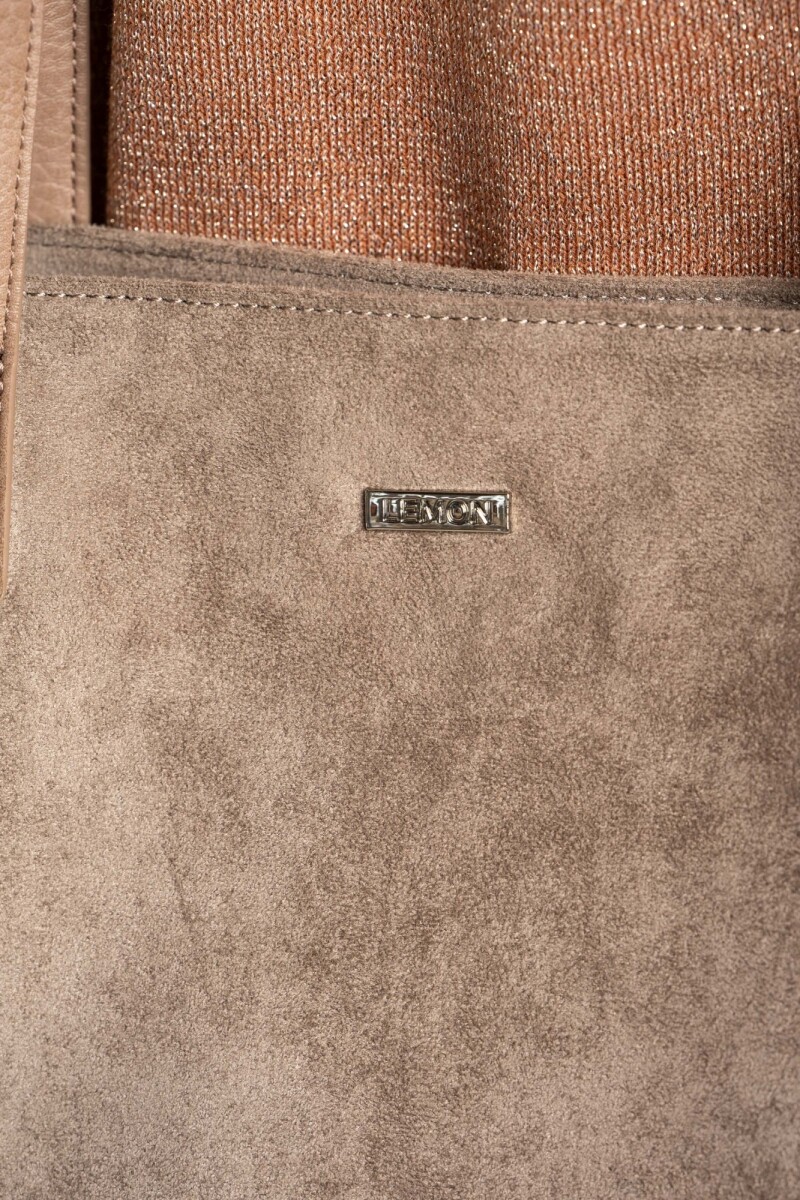 Travel Bag Gamuza Vegana Mocha