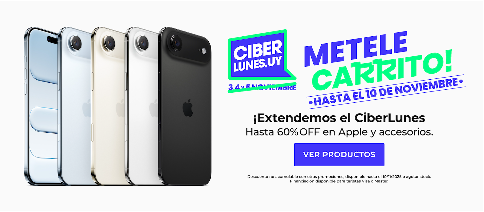 Ciberlunes, iPhone, iPad, MacBook, M4, Air, iPhone 17 Pro, Airpods,
