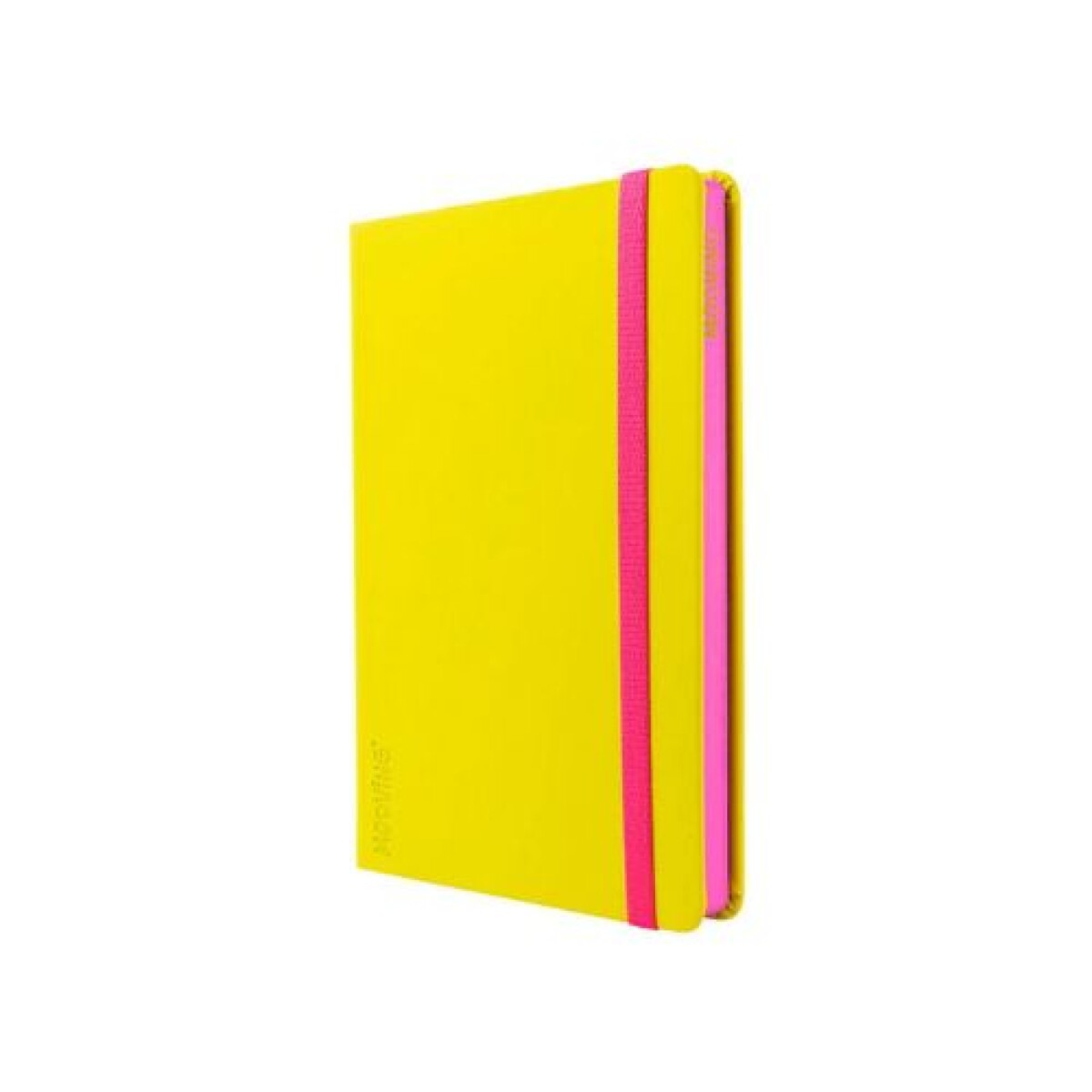 Cuaderno Mooving Notes Rayado A5 - Amarillo Y Rosado 