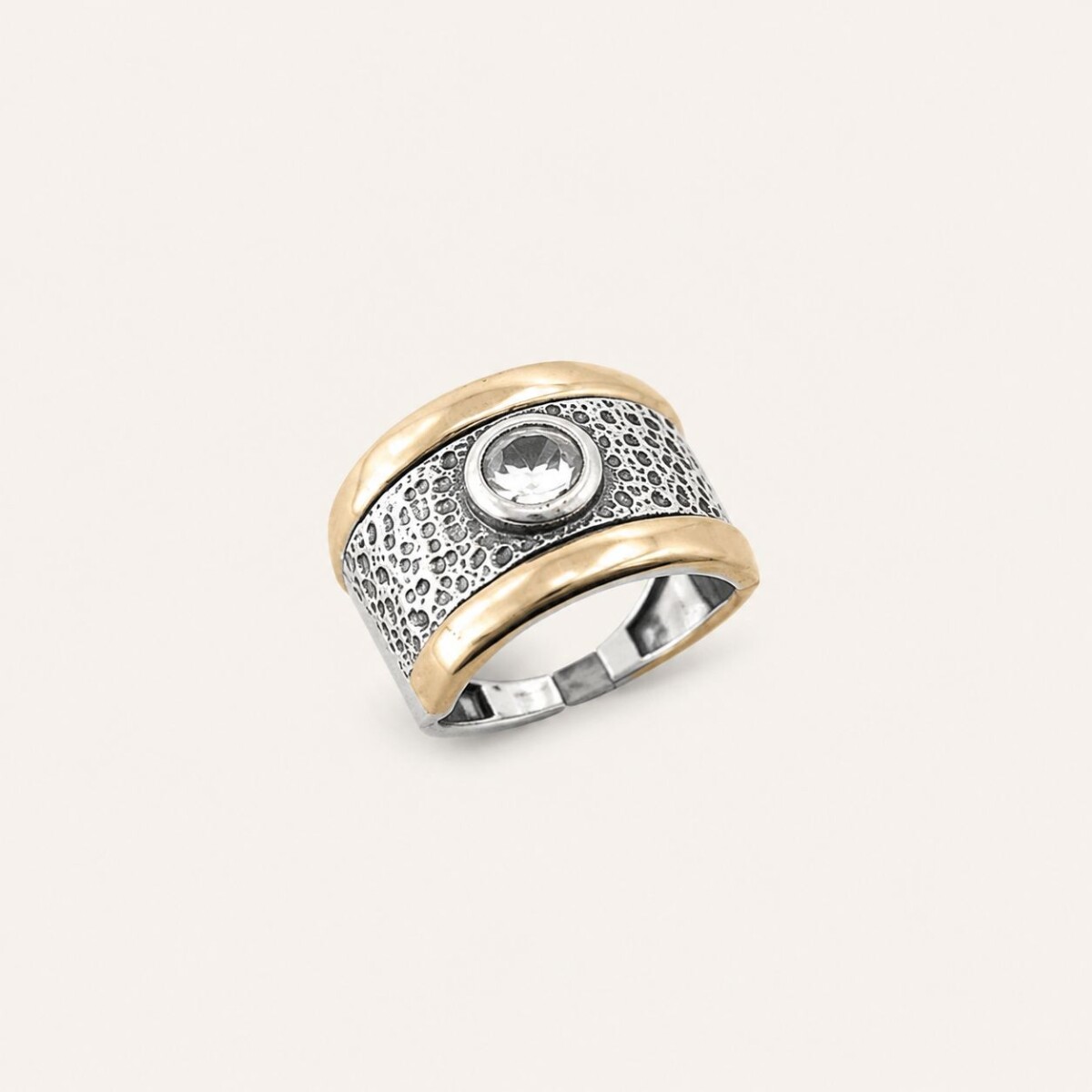 Anillo Bellagio - Plata y Oro 