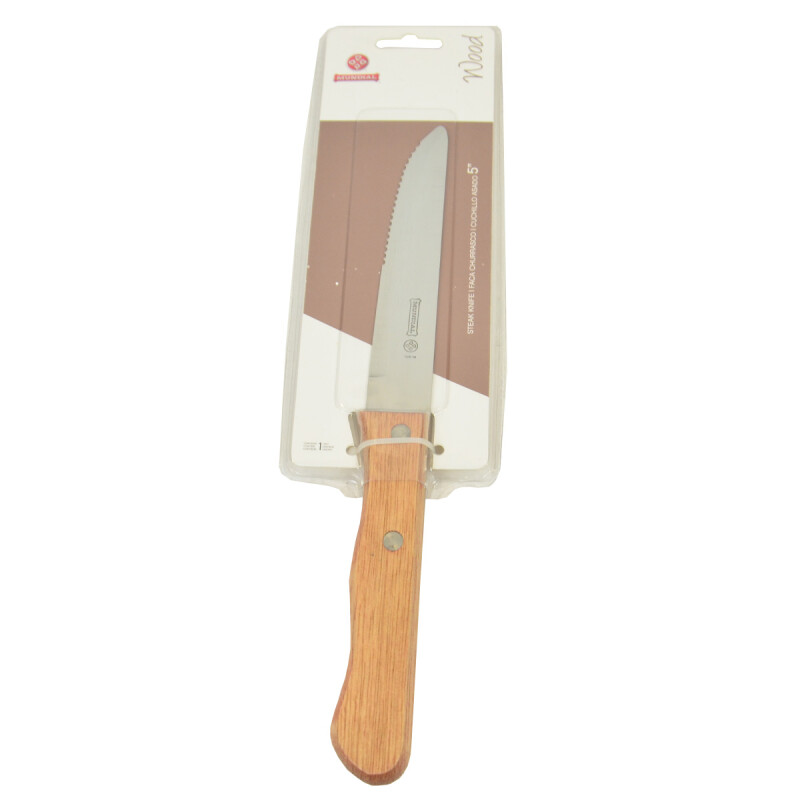 Cuchillo de Churrasco 5" MADERA