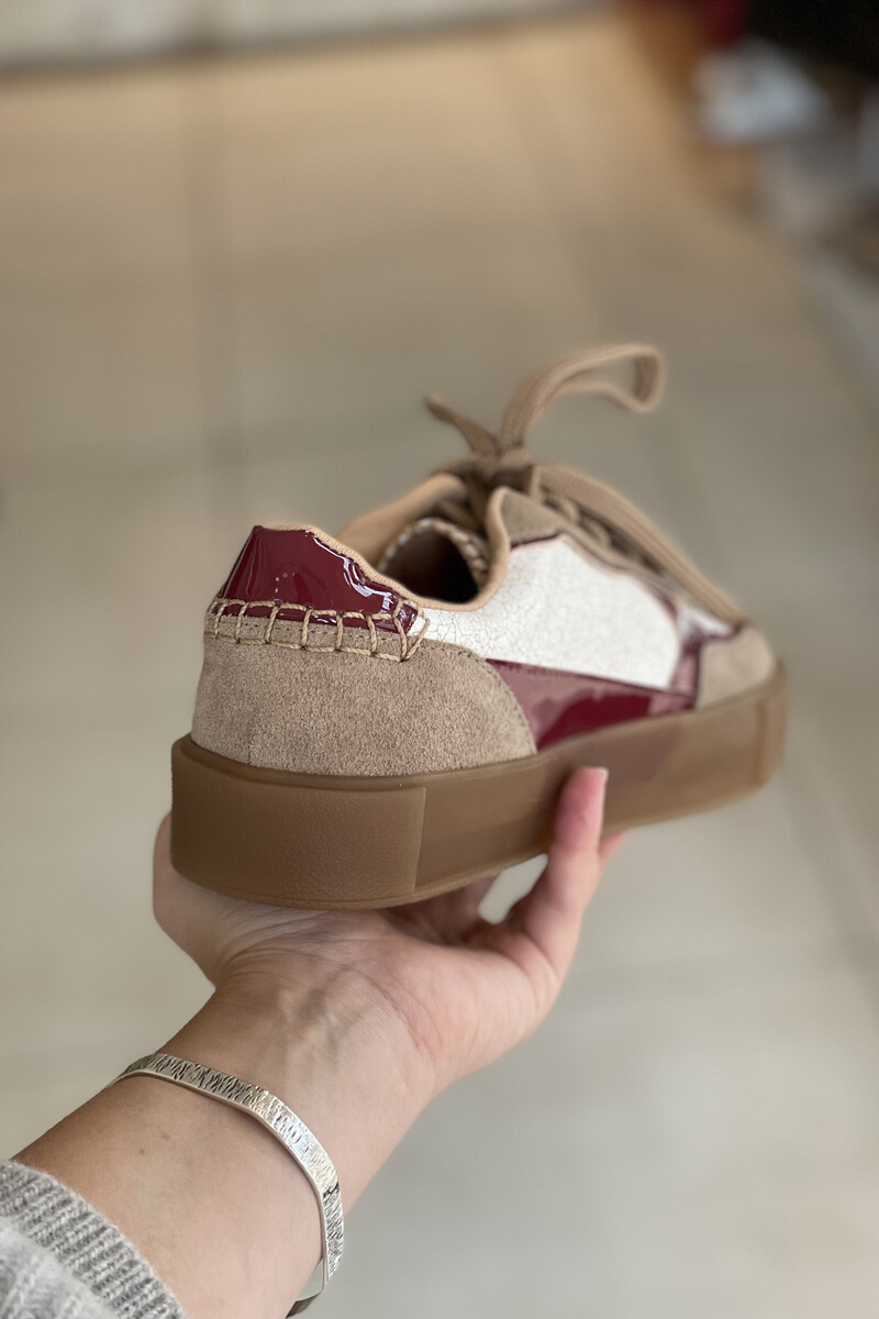 Champion lupe Beige bordo