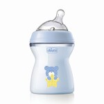 CHICCO BIBERON NAT.FEELING AZUL+2M81323 única