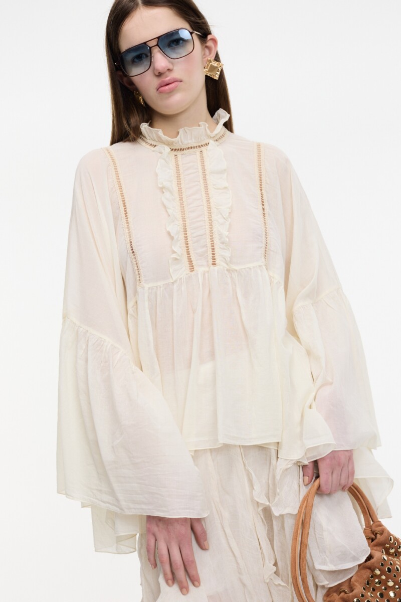 BLUSA Manteca
