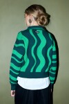 Sweater Wavy verde