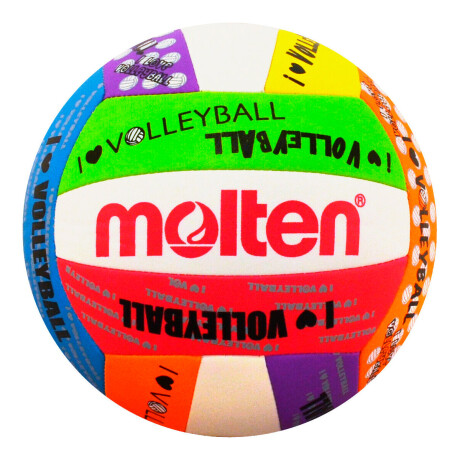 Pelota Molten Volleyball Playa Profesional Oficial Multicolor