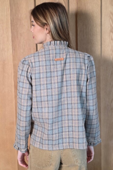 Camisa Mili Escosés Tostado