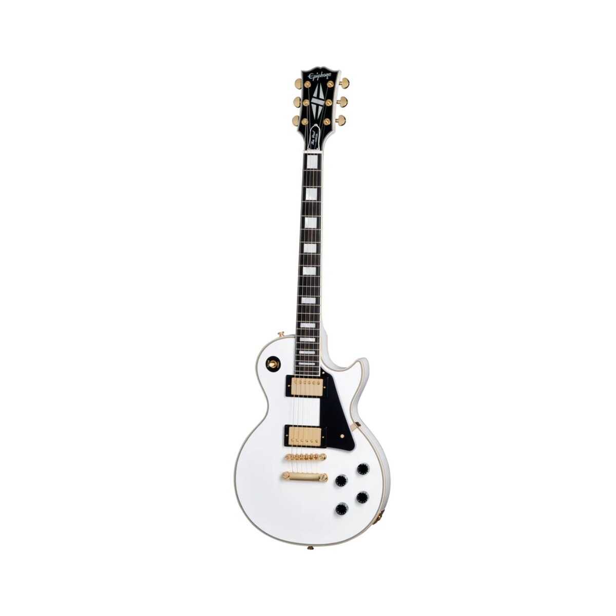 Guitarra Electrica Epiphone Les Paul Custom Igc Alpine Blanco 
