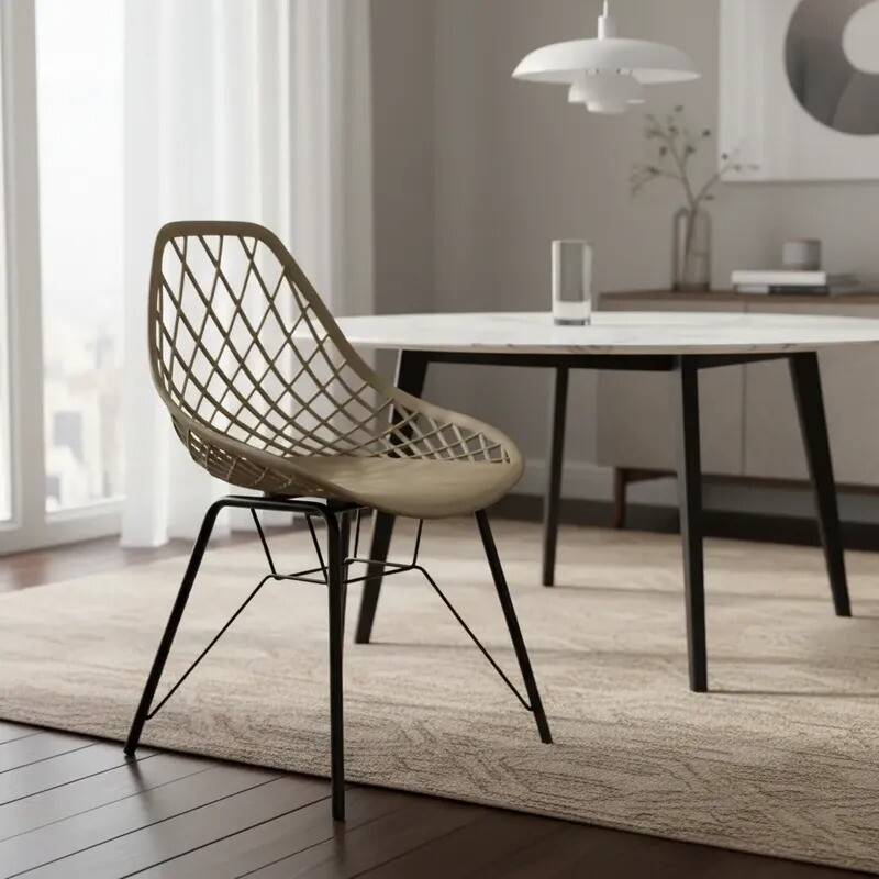 SILLA KAILA STEEL - COLOR FENDI SILLA KAILA STEEL - COLOR FENDI