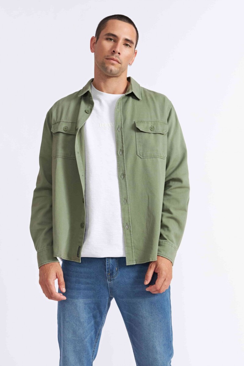 SOBRECAMISA FINN - VERDE MILITAR 