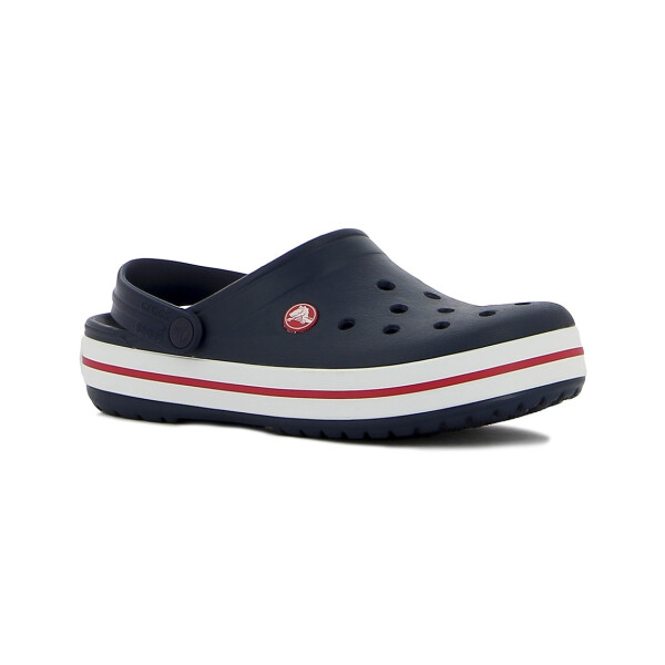 Zueco de Mujer Crocs Band c/tira Atras Marino-rojo
