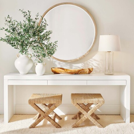 ESPEJO CIRCULAR MADERA NATURAL-BEIGE SNO9